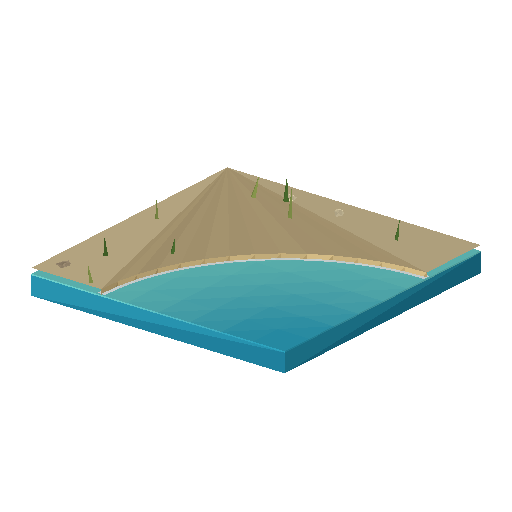 Shore Corner In Oasis Tile