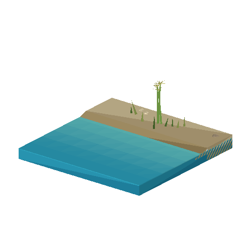 Shore Straight Oasis Tile
